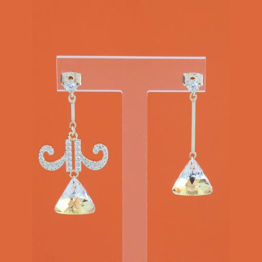 Juanayoon Muto Swarovski Crystal Drop Earrings