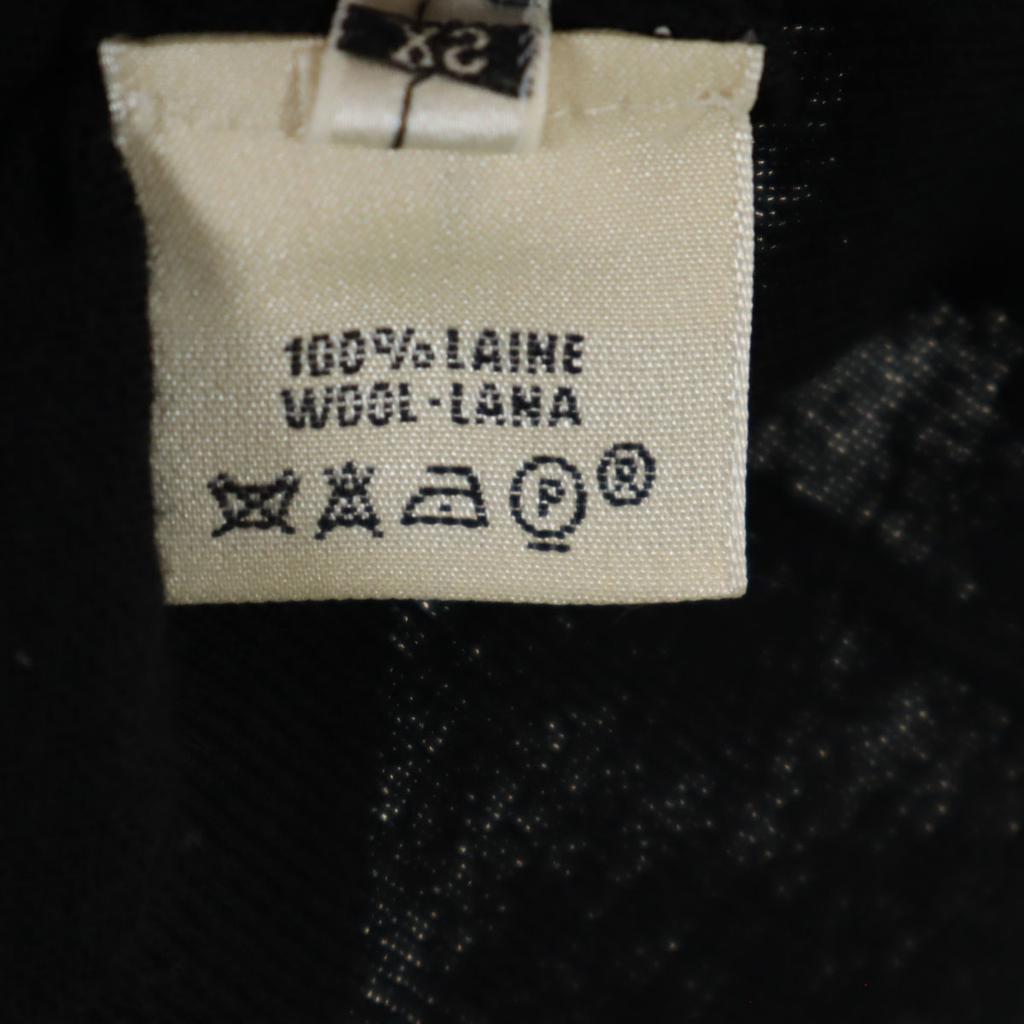 Hermes Made In Italy No Sleeve Knit XS Black Women Used