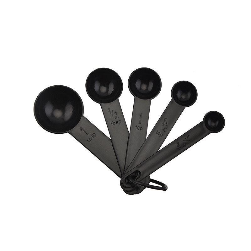 10-Piece Plastic Baking Tools: DIY Cake Measuring Spoon Set with Scale for Milk Powder