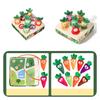 Educational Plush Toy For Children Shape Color And Number Recognition Farm Carrot Puller