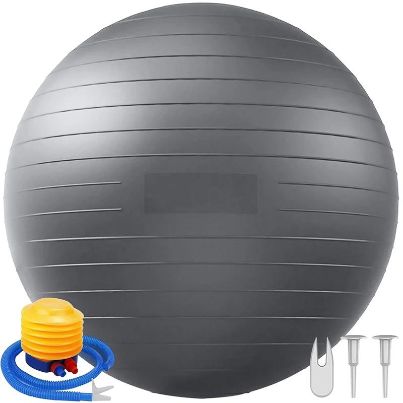 65/75/85Cm Yoga Ball for Fitness Balance Pregnancy Pilates Stress Relief Home Gym Equipment