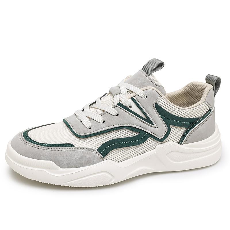 Comfy Premium Qualit Breathable Mesh Sports Casual Shoes Suitable Spring/Summer Antiskid Lace - up Sneakers Men's Walking Shoes