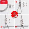 304 Stainless Steel Wire Rope Clamp and Tightener Set