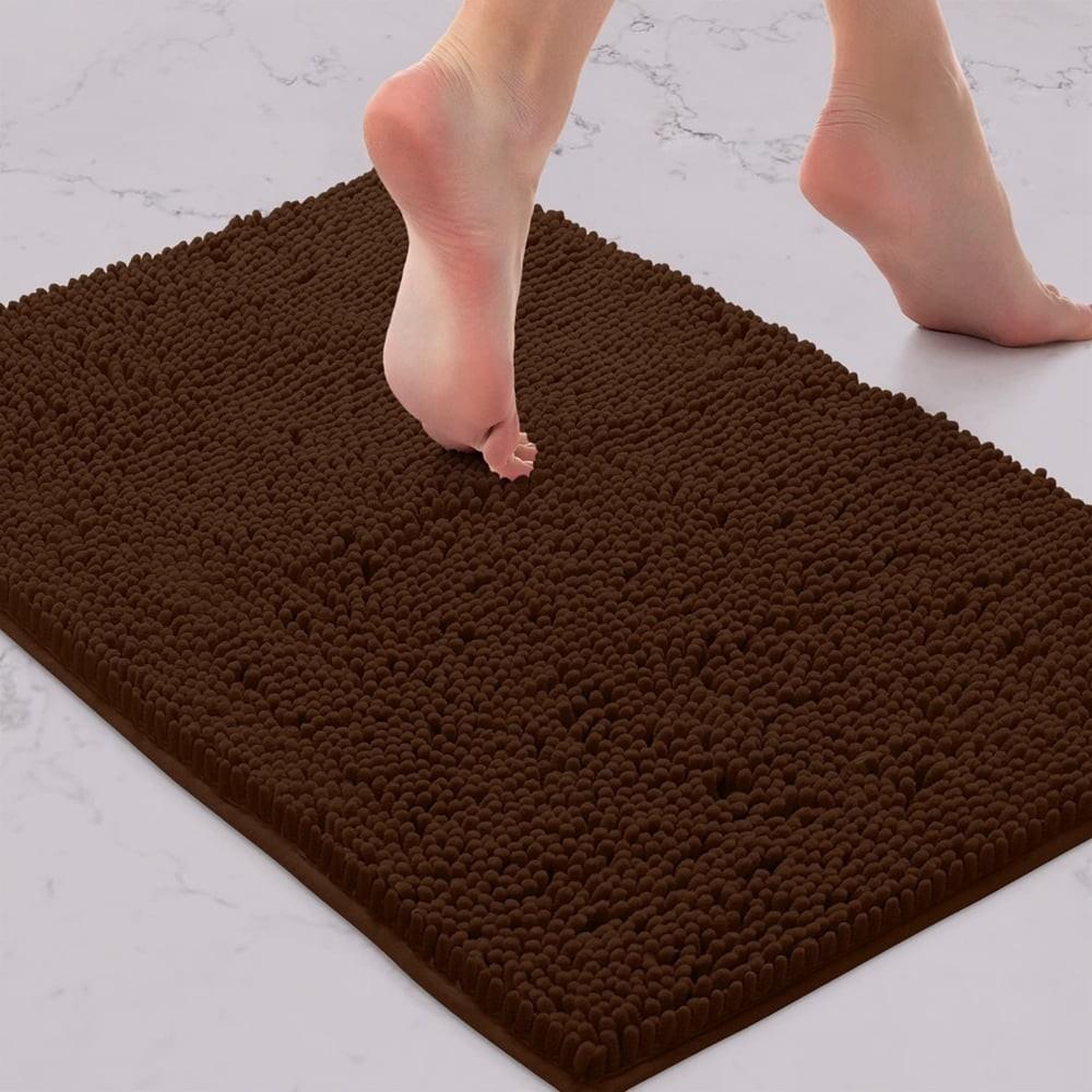 Chenille Bathroom Non-slip Water-absorbent Floor Mats Foot Mats Bathroom Household Doorway Carpet Entry Door Mat Bed Side Mats