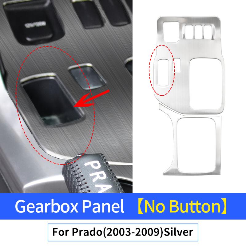 For 2003-2009 Toyota Land Cruiser Prado 120 Central Control Panel Gearbox Anti-Scratch Interior Design Decoration Modification