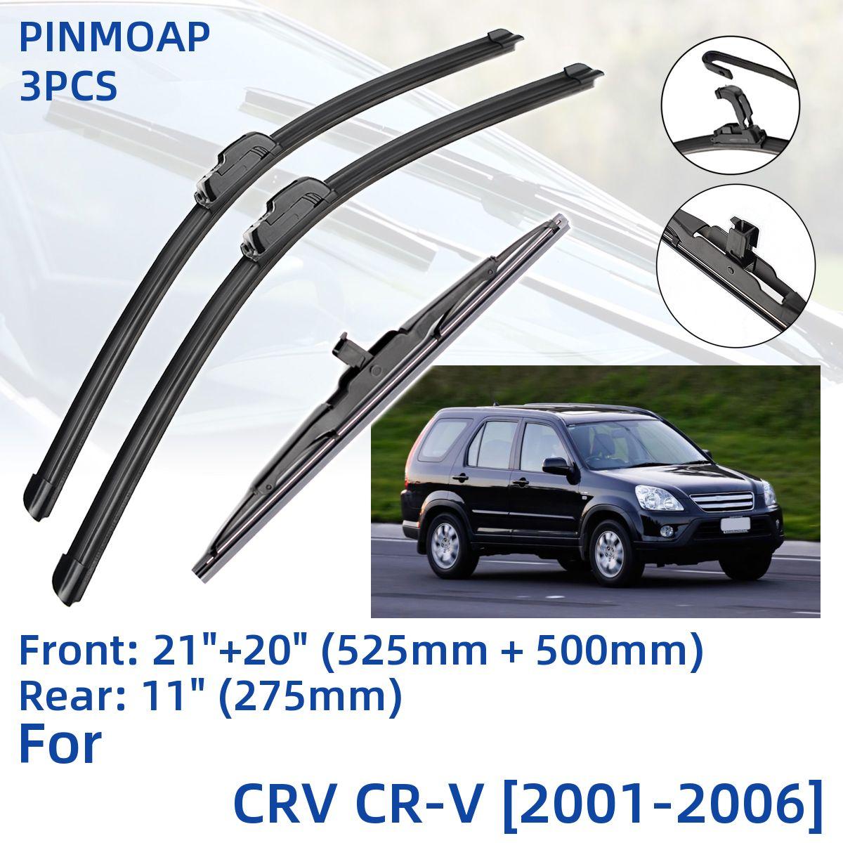 

3 шт. для HONDA CRV CR-V 2001-2006 21 20 11 передние и задние щетки стеклоочистителя лобовое стекло резак для окон аксессуары 2001 2002 2003 2004 2005 2006 Left Hand