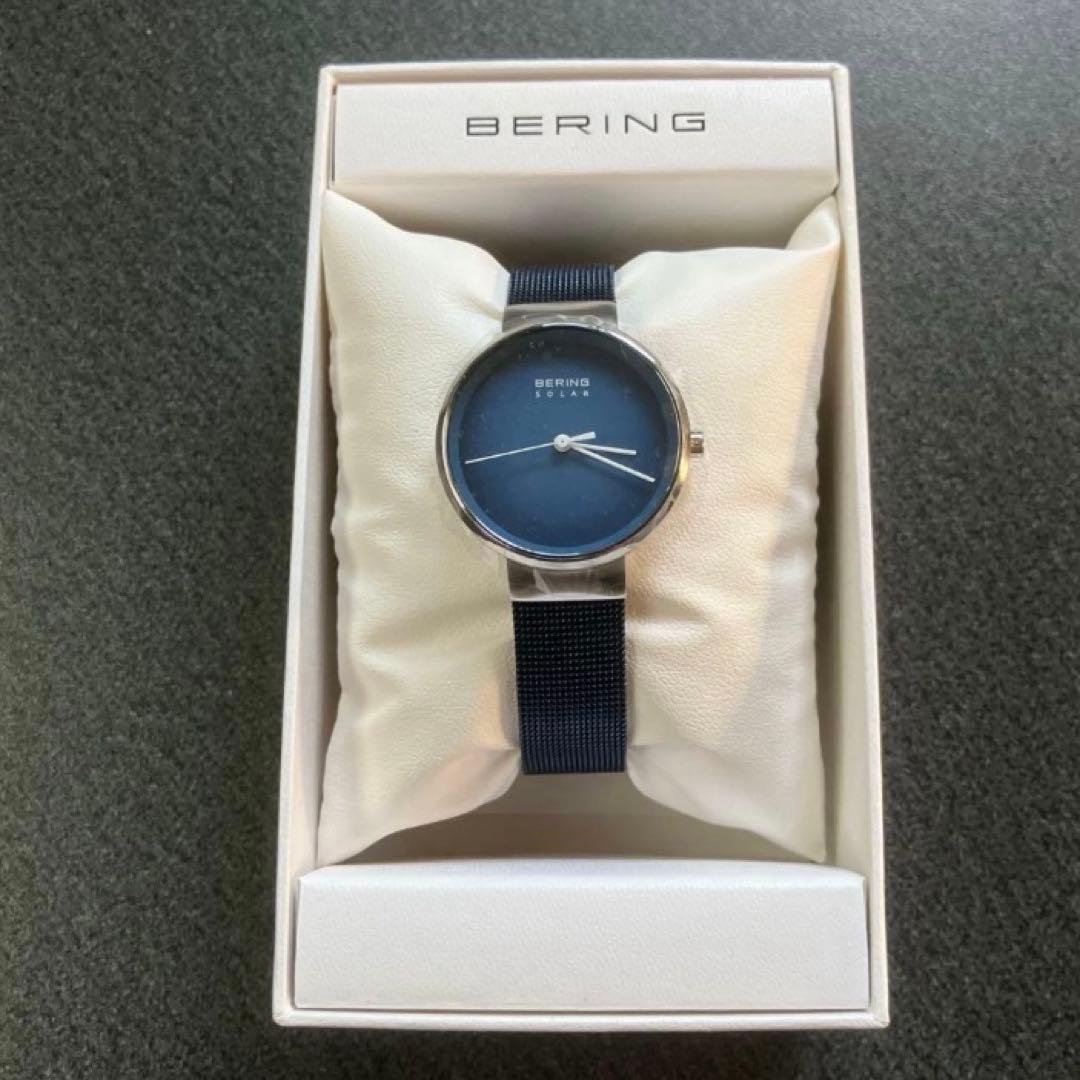 Used Bering Solar Watch Navy