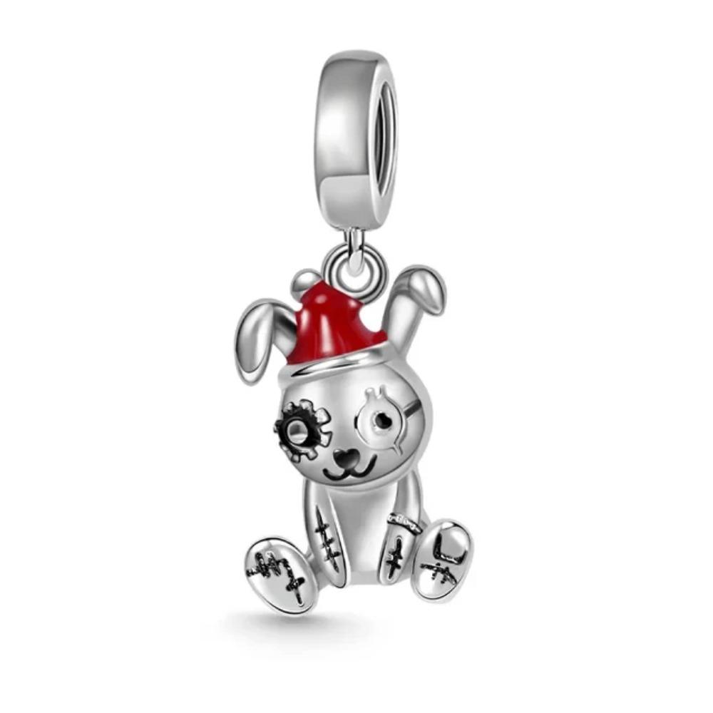 925 Silver Squirrel Fox Lion Rabbit Charm Beads DIY Bracelet Women Fashion Jewelry Gift