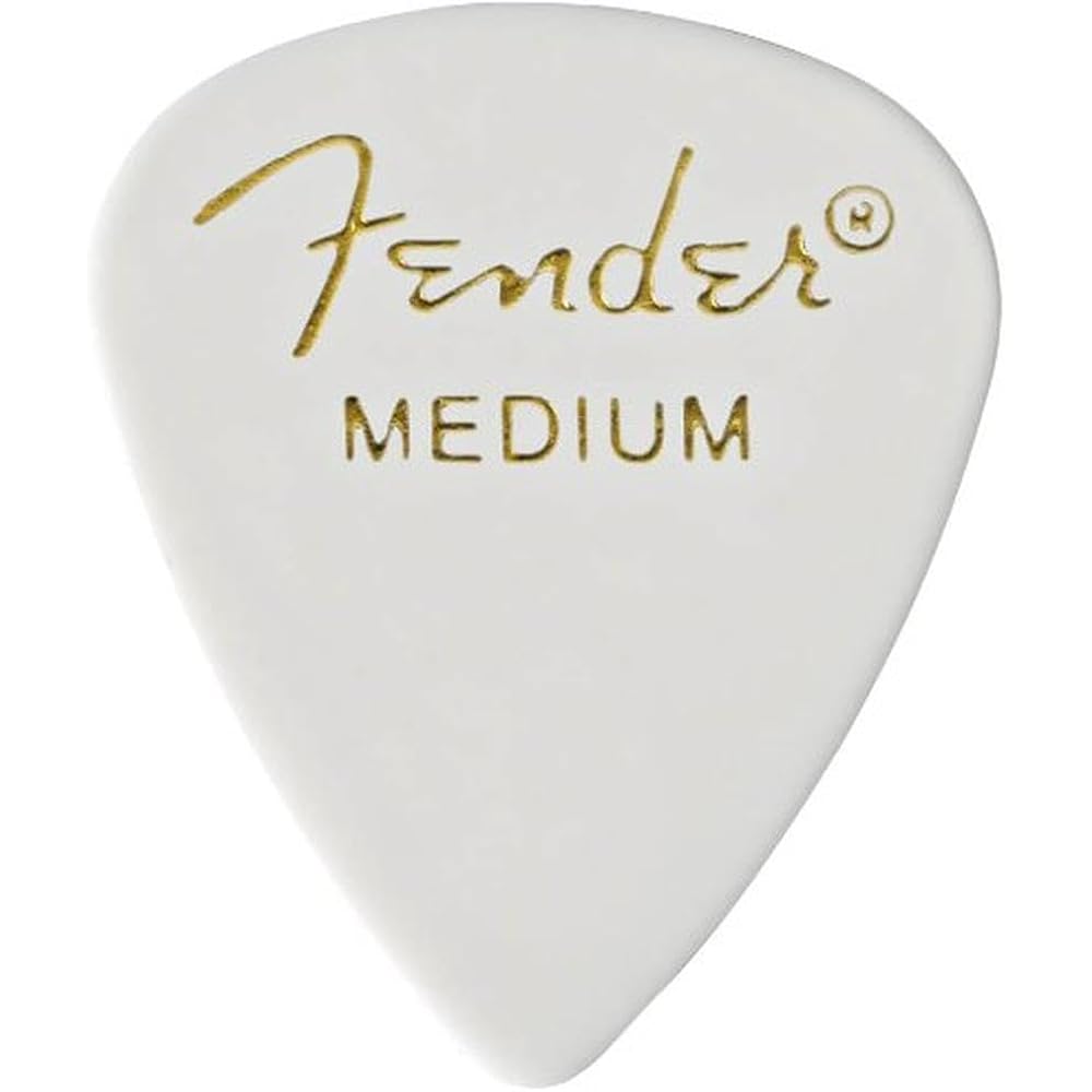 Fender Pick 351 SHAPE CLASSIC PICKS - 12 COUNT MEDIUM, WHITE