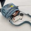 Bestickte Handytasche Jeans-Tasche Damen Umhängetasche