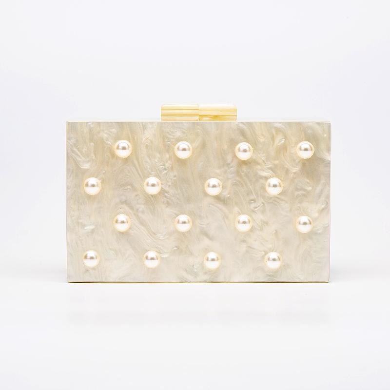 

Square Acrylic Evening Bag New Wedding Clutch Crossbody Fashion Shell Shoulder Handbags Hand Bags For Women 2025 Luxury Design 18x11x5cm