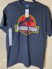 JURASSIC PARK T-Rex Logo do Filme Camiseta Gráfica Preta TAM M-NWT Camiseta Unissex