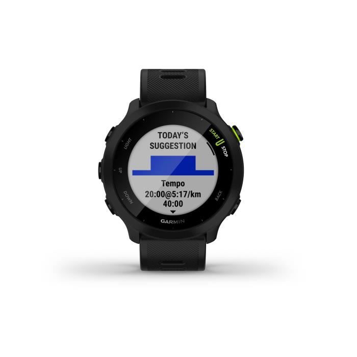 Montre Connectée Sport - GARMIN - Forerunner 55 - Noir