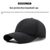 Quick Dry Breathable Baseball Cap With Perforated Mesh Uv Protection Perfect For Running Hiking Outdoor Sports