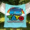 Tayo The L-little Bus Child Wool Blanket Suitable For Sofas Beds Offices Cars Outdoor Travel An Ideal Gift For Friends Family