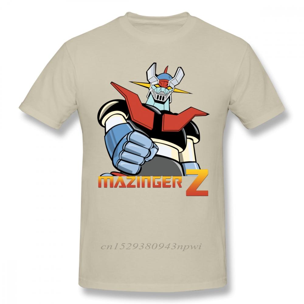 Cool Mazinger Z Robot T Shirt For Man New Short Sleeve Anime Oneck Tee Shirt High Street Vaporwave Fashion Mens Clothes