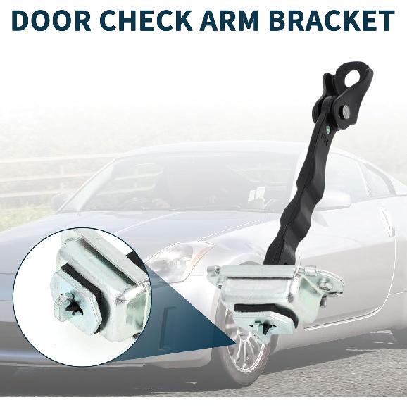 Door Check Strap Stopper Limiter for Nissan 350Z Durable No.80430CD000 | Front Left Right Door Check Bracket Stop 2Pcs Door Checker Arm Assembly for
