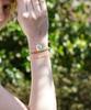 Bonbeau Flower Crush Neon Color Beads Bracelet Smile Charm Neon Color Flower Bead Bracelet