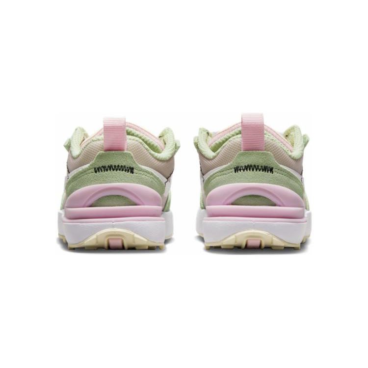Nike Waffle One Non-Slip Shock Absorption Durable Low-Top Sports Casual Shoes Baby Sneakers Green Pink DC0479-602
