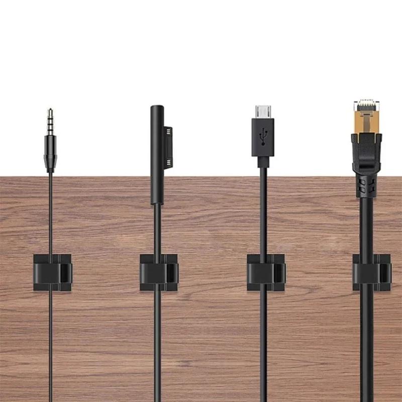 Attache Cable Organizer Clips Guiding Line Fixing Clip Wire Puller Organiser Pulling Support Fixed Wiring Accessories Clearance