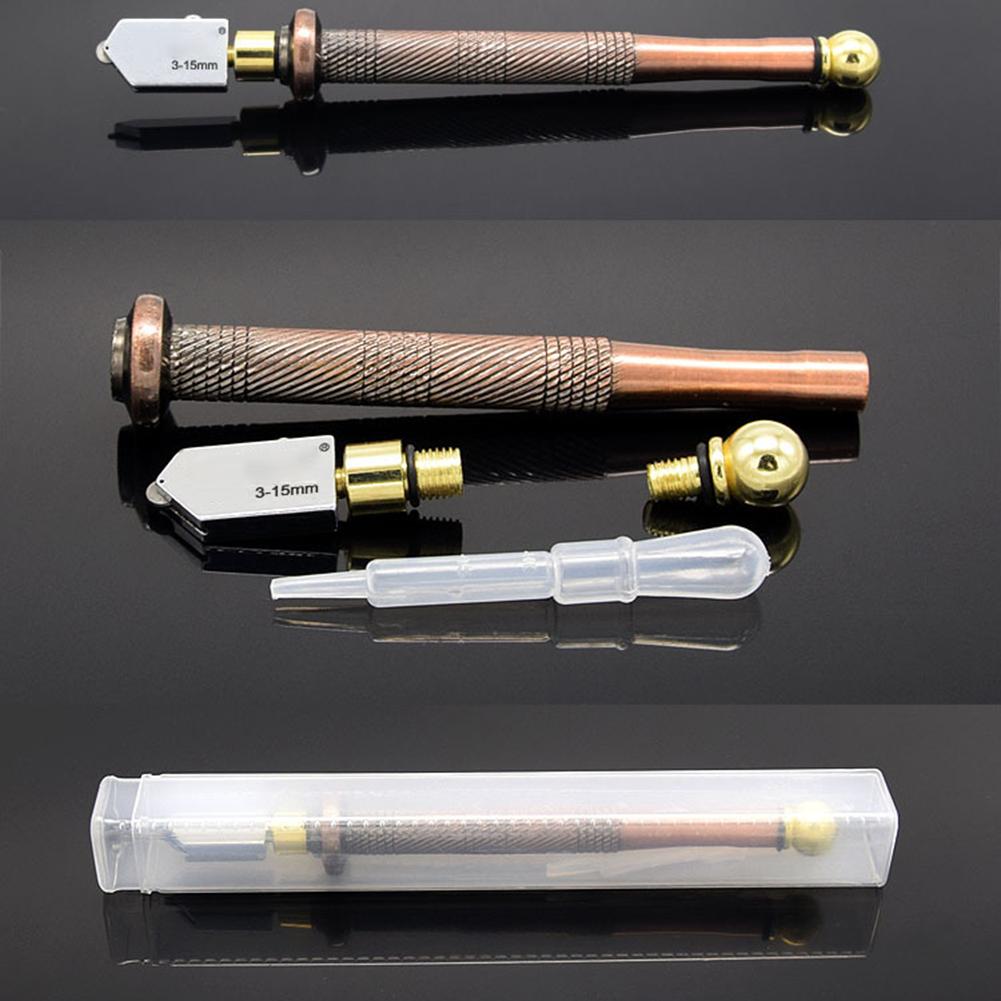 Alloy-Cutting-Wheel For glass Cutter with Emery Tip and Metal Handle for For glass Mirror and Tile Applications
