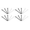 4 Conjuntos Pontas de Reposição para Caneta Stylus Touch para Samsung Galaxy S22 Ultra 5G Conjunto de Ferramentas de Pontas de Reposição Preto e Cinza