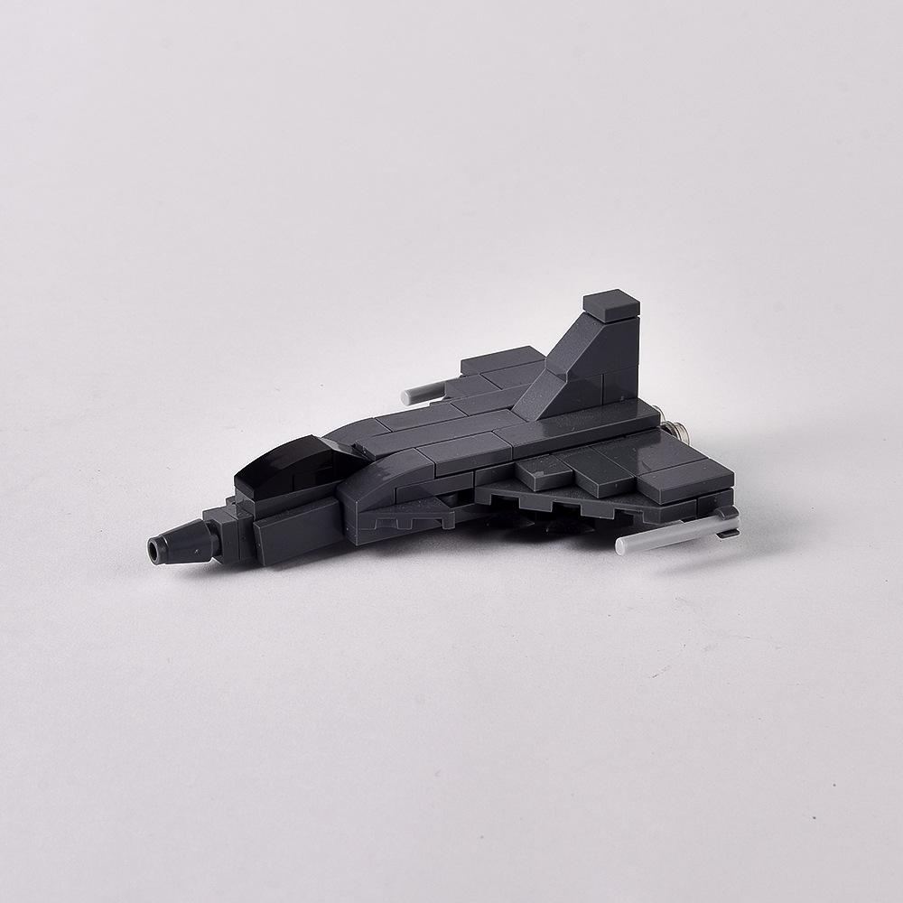 Military Fighter Building Block Air Plane Domestic Educational Assembly Toy Compatible Set