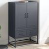 VidaXL High Buffet, Cabinet with Drawers, Cupboard with Door, Storage Furniture, Living Room Organizer, 846610