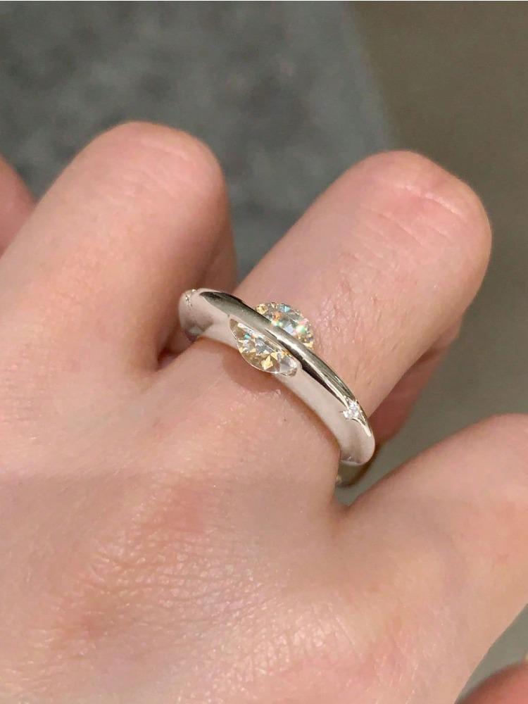 925 Silver Personalized Planet Around Advanced Zircon Ring For Women Wedding Party Daily High Quality Fine Jewelry