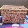 Cartoon Fabric Storage Organizer With Hello Kitty Kuromi Print Design For Living Room And Dorm Use
