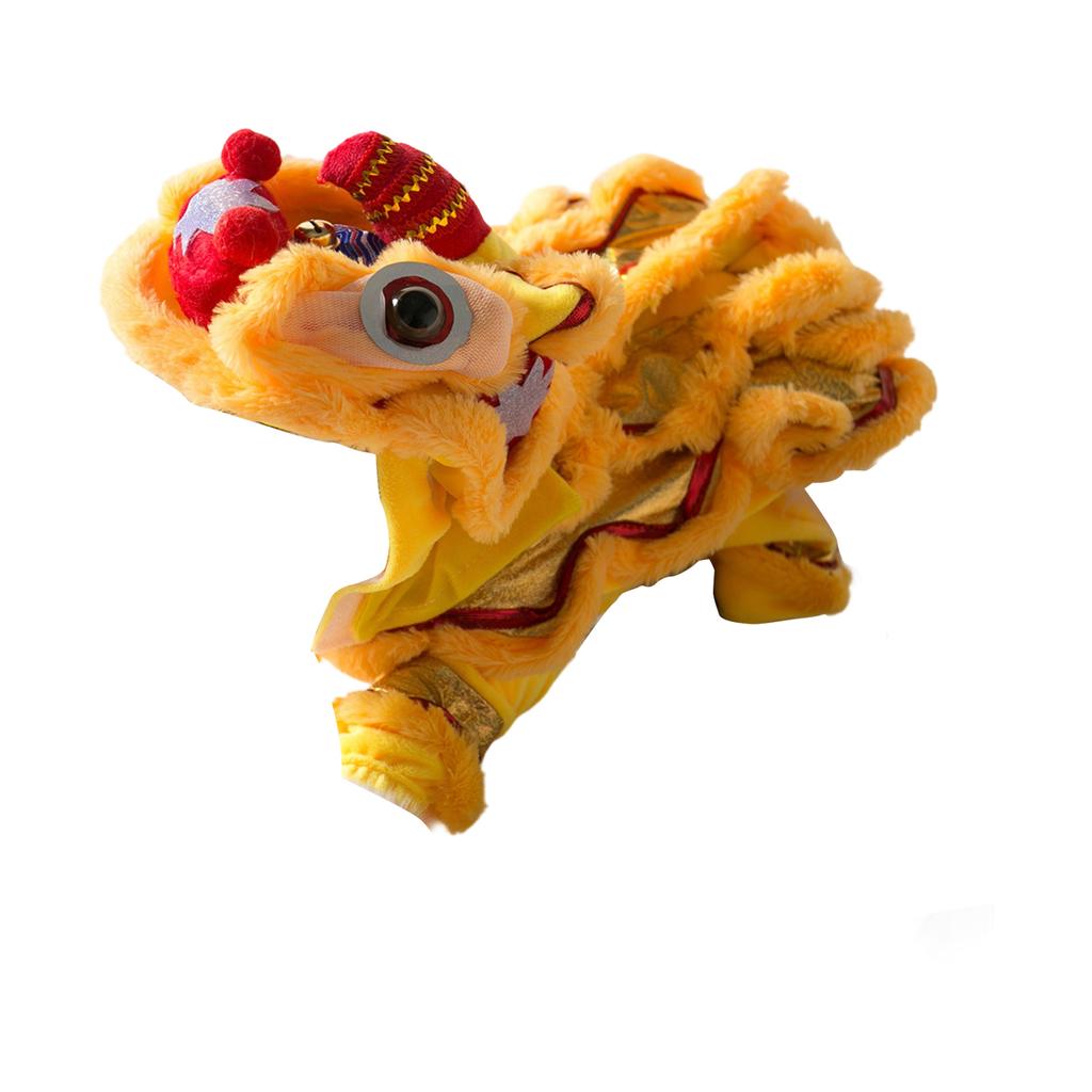 Clothes, Winter Warm Cotton Coat For Teddy, Bichon , Pomeranian, And Other Small To Medium-sized Dogs And Cats, New Year Festive Dragon Robe Design.