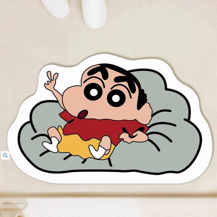 Diatom Mud Quick-Dry Non-Slip Bathroom Mat - Crayon Shin-chan Design