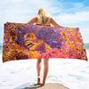 Oil Paintings Super Soft Plush Beach Bath Pool Towel Pool Towel Oversized Lightweight Sand Free Quick Dry Plush Beach Towel