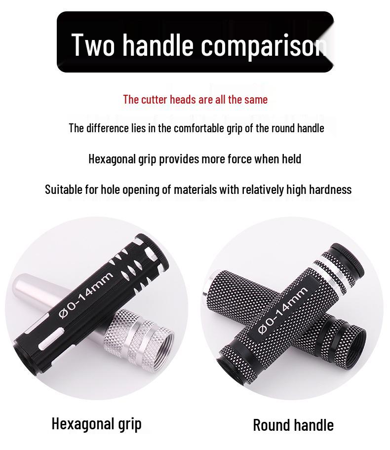 Car Shell Hole Opener 0-14mm: DIY Reamer Tool for Model Aeromodels & Woodworking