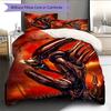 Cartoon Pattern Bedding Quilt Set Quilt Cover Pillowcase Home Decoration Birthday Gift (1 * Duvet Cover + 2 * Pillowcase, Without Core)