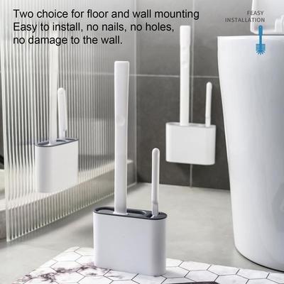 Wall Mounted Toilet Brush Energy-Saving Efficient Toilet Brush Cleaner Toilet Bowl Brush Toilet Brushes & Holders For Household