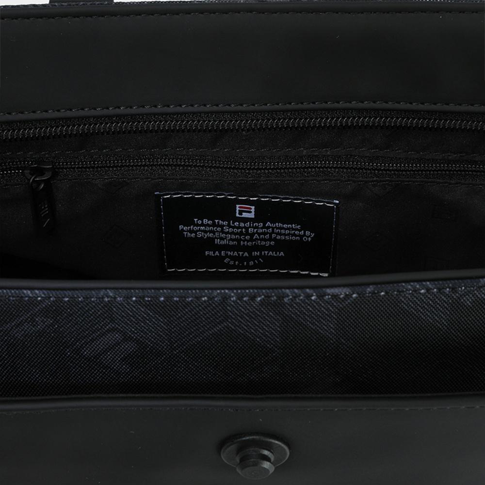 New FILA HERITAGE Fabric Crossbody Bags Men's Jet Black F13M538102FBK