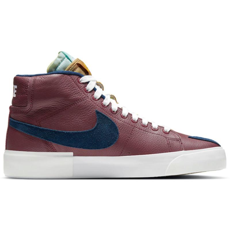 Nike Zoom Blazer Mid Edge Sb 'Team Red Navy' Sneakers Casual DA2189-600