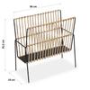 METAL MAGAZINE RACK