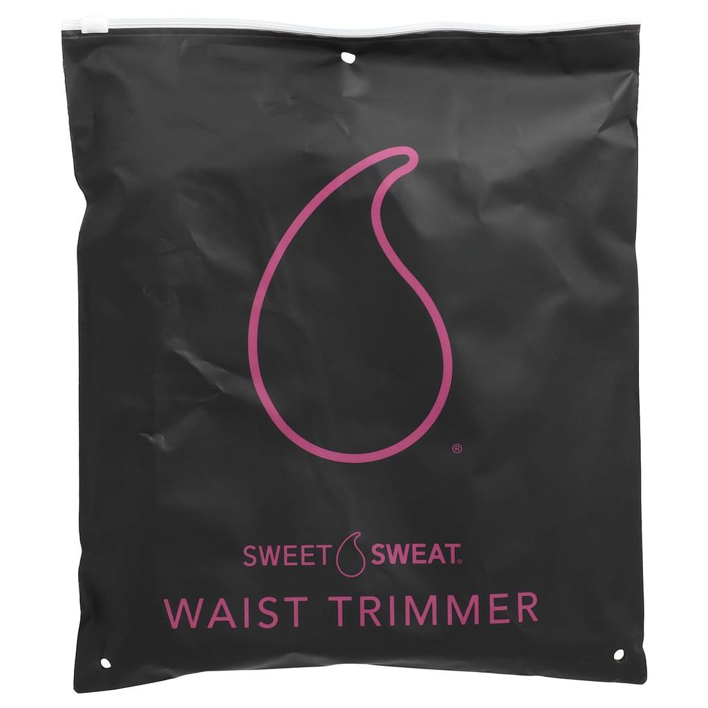 Sweet Sweat Waist Trimmer, Medium, Black & Pink, 1 Belt
