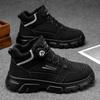 Martin Boots, Men's Shoes, Autumn New Platform Anti-slip Cargo Shoes, Short Boots, Men's High-top Casual Rhubarb Boots, Men's Trendy Shoes
