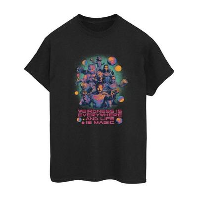Guardians Of The Galaxy Volume 3 Womens/Ladies Weirdness Cotton Boyfriend T-Shirt