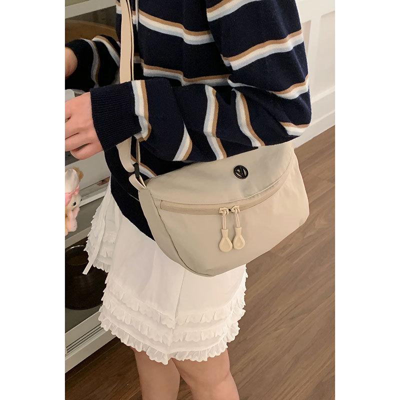 

Милая универсальная нишевая холщовая маленькая сумка женская новая женская сумка сумка-мессенджер модная на плечо сумка-пельмень