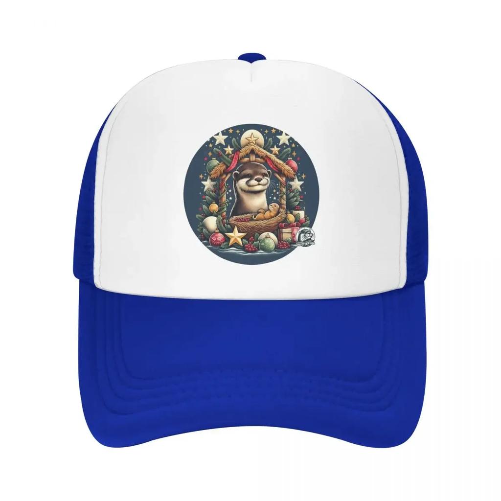 Stolzer Elternteil eines Otter-Neugeborenen Kappe Mode Netz Baseballkappen Verstellbare Mütze Hip Hop Sommer Unisex Baseballkappen Mehrfarbig