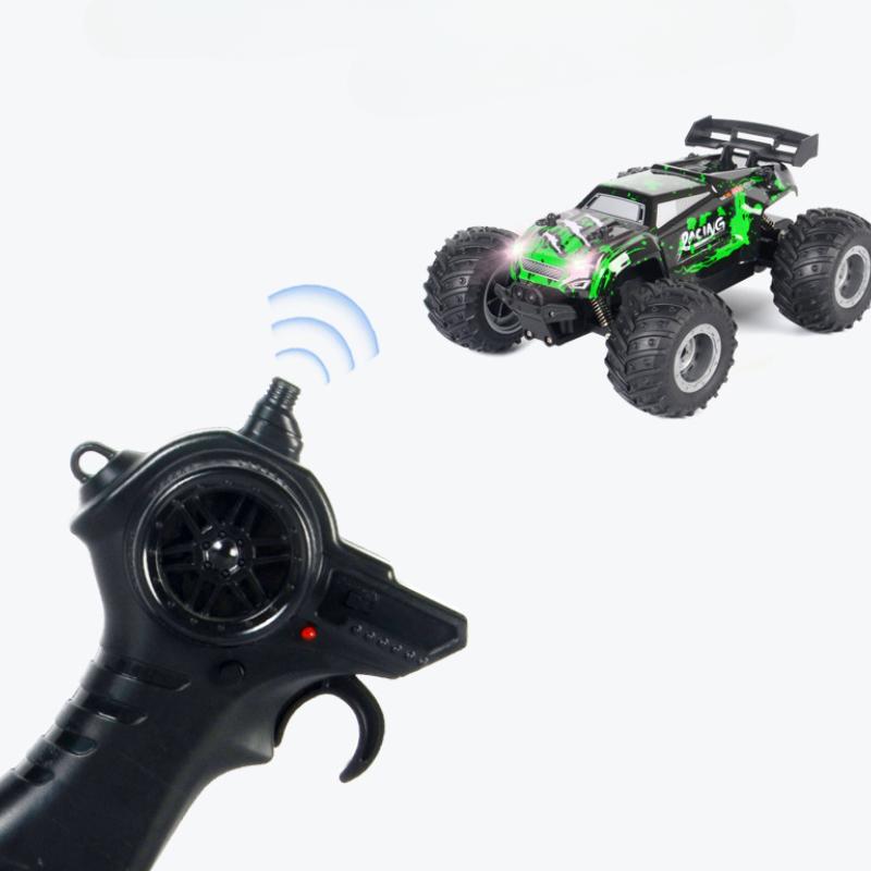 Remote Control Car, All-Terrain Remote Control Car for Boys, Rc Truck with LED, 2.4GHZ, Speed Friendly, Sturdy, Rc Cars for Christmas, Kids, Beginner