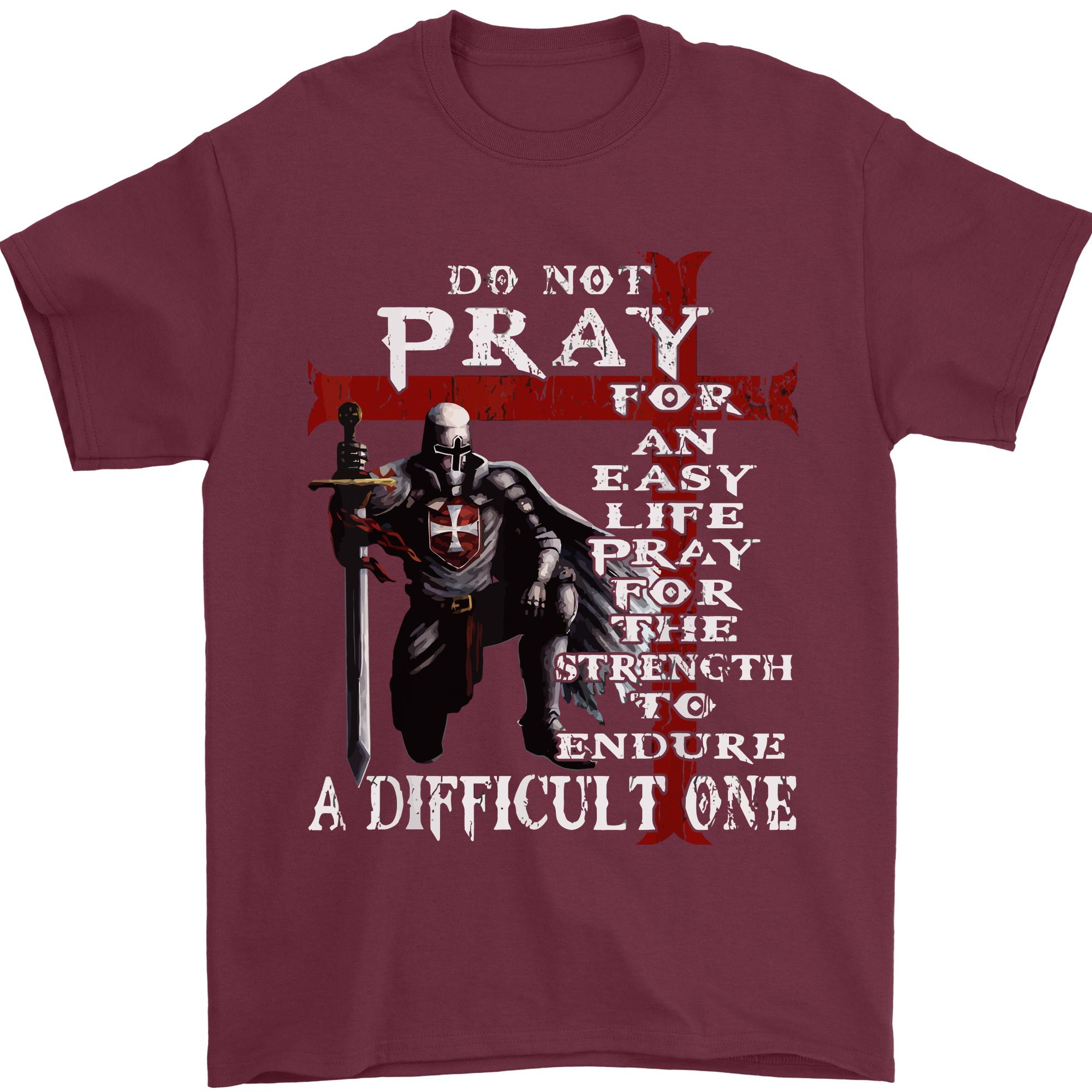 Do Not Pray Knights Templar St Georges Day Unisexs TShirt 100 Cotton S
