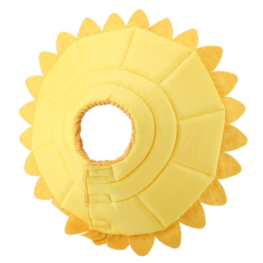 Sunflower Shaped et Recovery Collar Soft Foam Anti-Lick Neck Ring  Skin Recovery Care