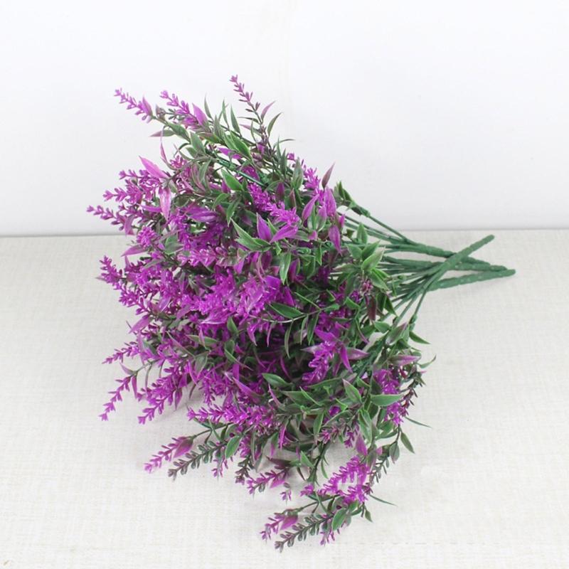 Portable Imitation Lavender Spikes Accessory for Interior Decoration and Atmosphere Enhancement at Weddings and Parties
