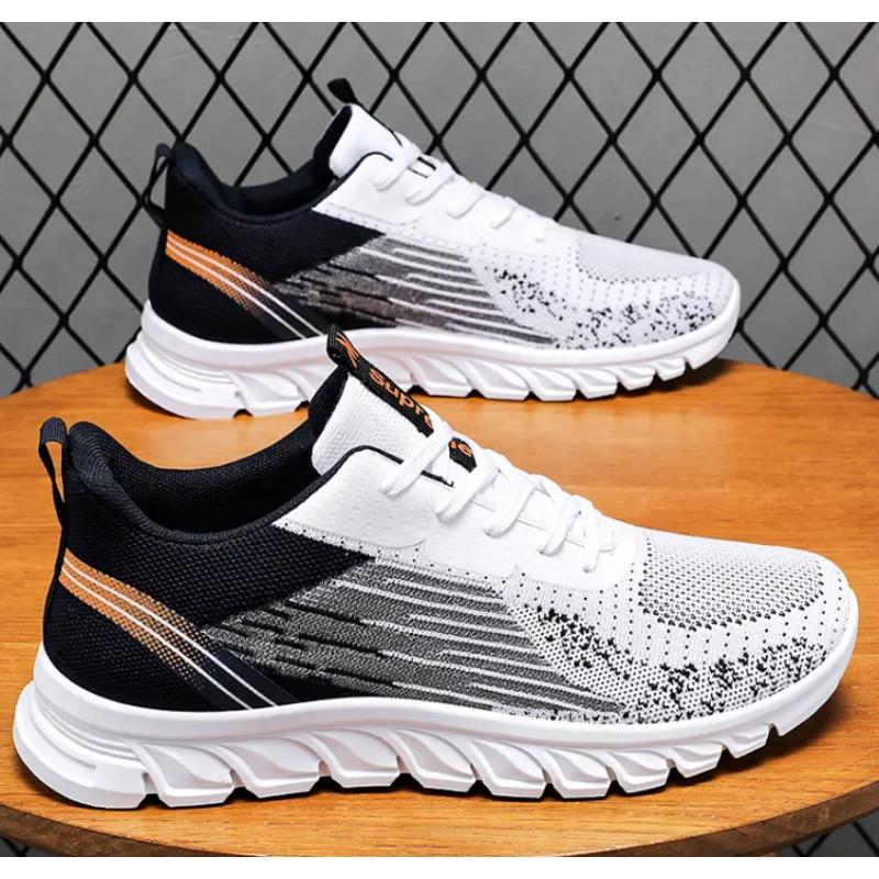 Fashion Sneakers for Men 2024 New Weave Running Shoes Casual Fashion Comfortable Sports Shoes Outdoor Athleticmens Mens Running Shoe