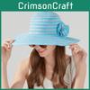 Summer Straw Sun Hat For Women With Wide Brim And Breathable Mesh For Outdoor Sun Protection